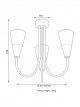 3 Arm Ceiling Light